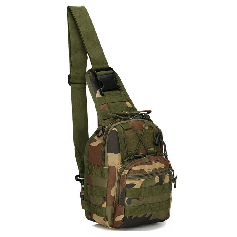 Tactical Military Shoulder Bag 800D Waterproof Outdoor Sports Sling Backpack for Hunting Hiking Camping
