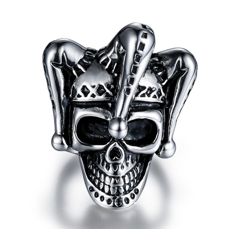 Gothic Punk Adjustable Rings For Men. Retro Skeleton One size fits all