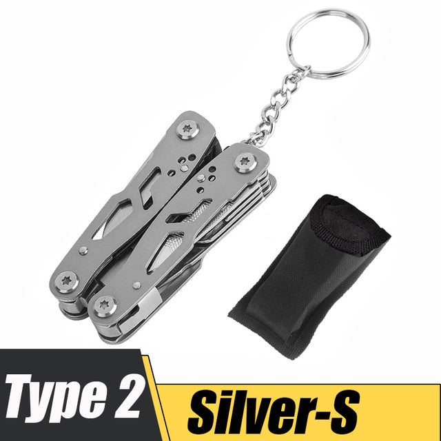 Multifunction Multitool with Folding Pliers, Pocket Knife, Great for Outdoor Camping Survival and Hunting Tools. Made from Stainless Steel.