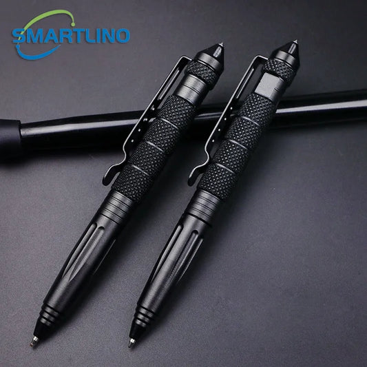 High Quality Metal Military Tactical Pen School Student Office Ballpoint Pens Emergency Glass Breaker Self Defense