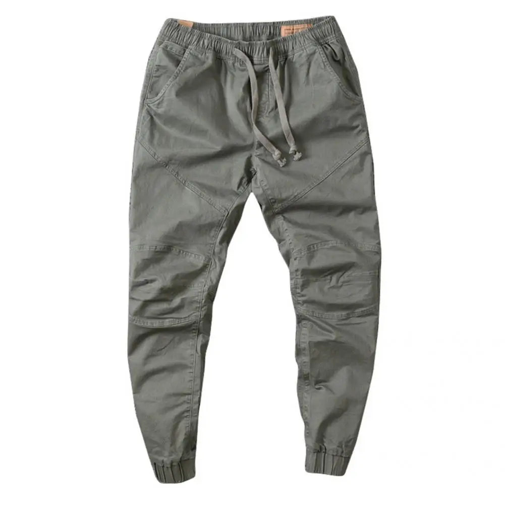Stylish  Joggers Pants Sporty Pure Colour Slim Pants Solid Colour Male Men Cargo Pants Men Clothes