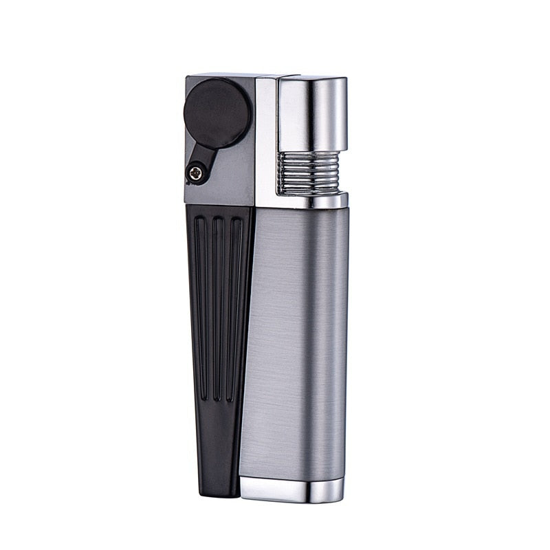 2024 Brand New Smokers Mate Pipe and Lighter Combo Pipe Foldable Metal Lighter Pipe Combination Portable Folding Pipe Lighter
