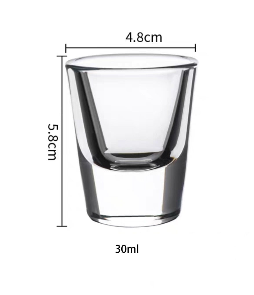2/4/6/8PCS Crystal Shot Glasses. Creative glasses for Spirits, Wine and Cocktail shots. Glass Cup. Glasses for Party Drinking and a great addition to the Man Cave