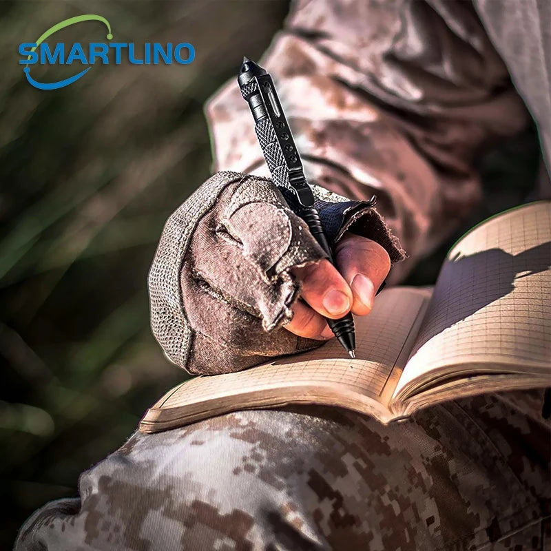 High Quality Metal Military Tactical Pen School Student Office Ballpoint Pens Emergency Glass Breaker Self Defense