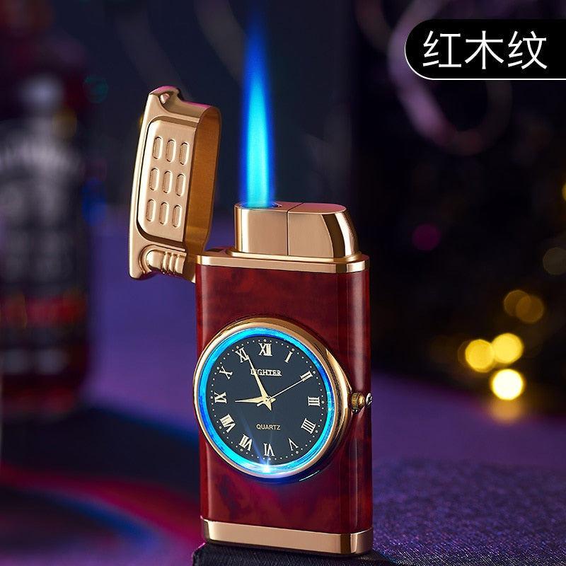 New for 2024 - 20 New Designs - Rocker Arm Watch Gas Lighter Jet Torch Lighter, Windproof Cigarette & Cigar Lighter Gadgets for Men
