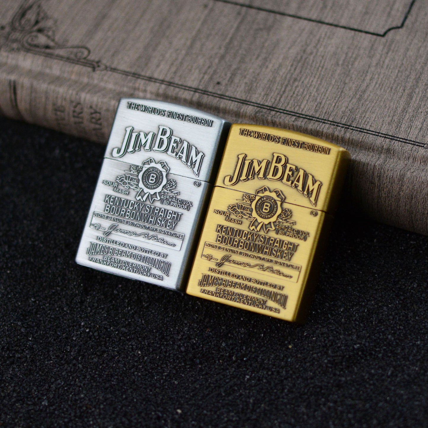 Various Designs - Retro Open Flame Metal Lighter Windproof - Gifts for Men