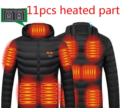 Men's Winter Warm USB Chargeable Heated Jackets With Smart Thermostat