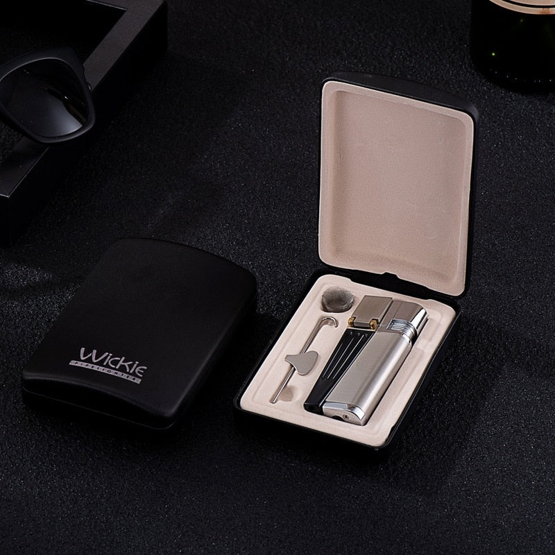 2024 Brand New Smokers Mate Pipe and Lighter Combo Pipe Foldable Metal Lighter Pipe Combination Portable Folding Pipe Lighter