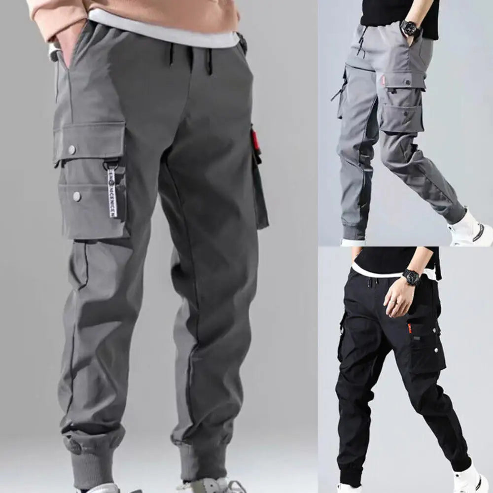 Men Cargo Tactical Pants Work Combat Multi-pockets Hiking Men's Cargo Pant