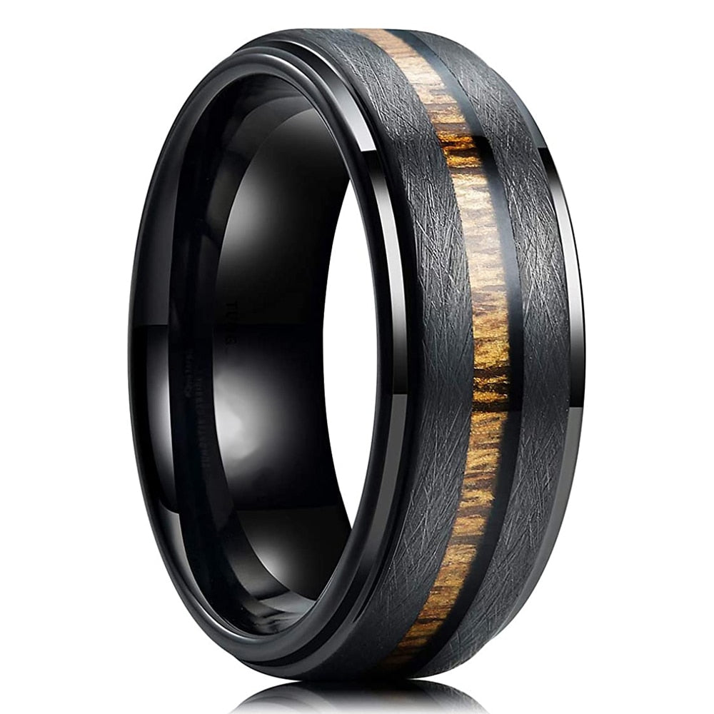 Tungsten & Stainless Steel Men's Rings, Spinner Rings For Men