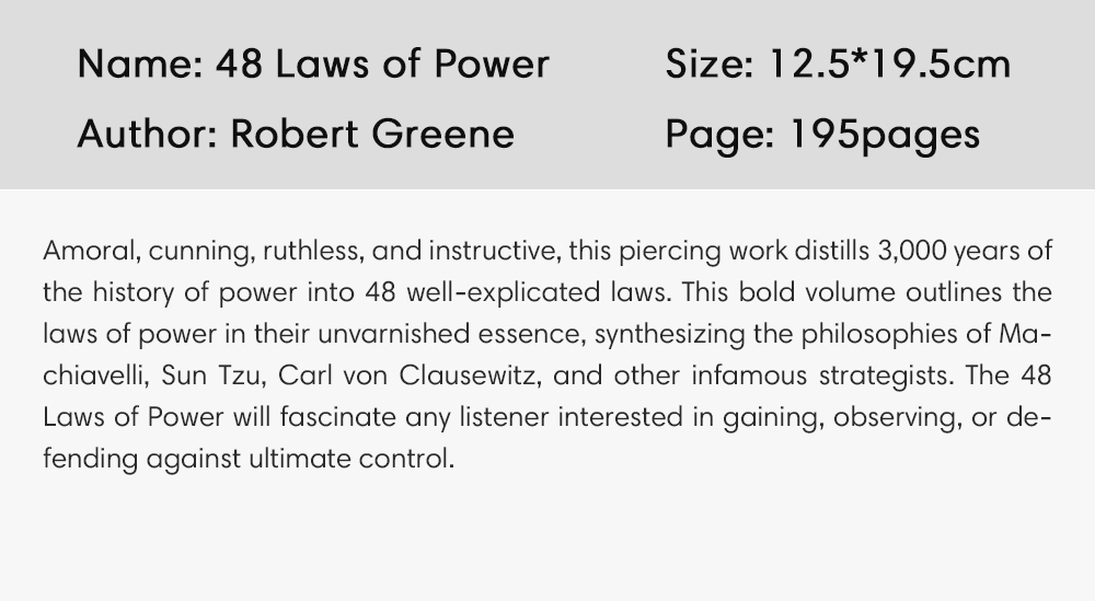 The Concise 48 Laws of Power By Robert Greene Political Leadership Political Philosophy Motivation in Paperback