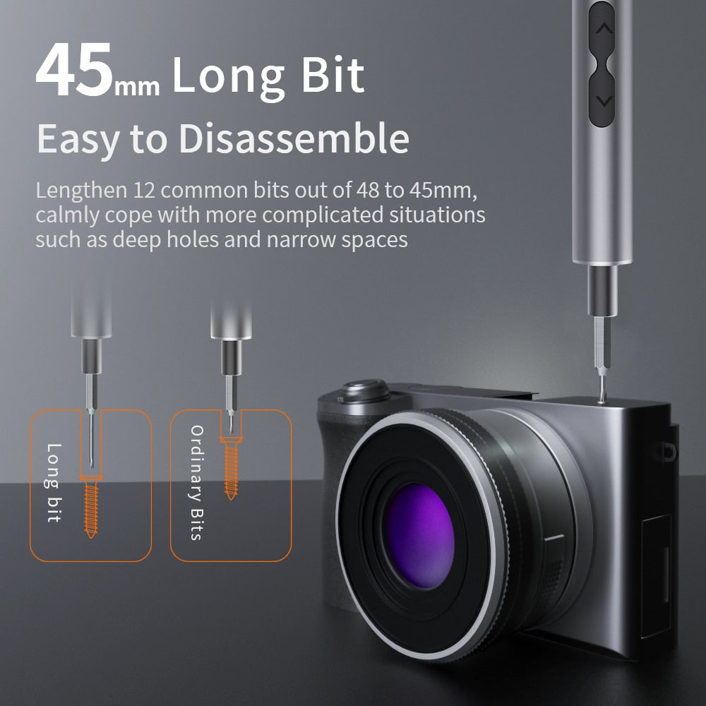 Electric Screwdriver 62/28/120pcs IN 1 Screwdriver Set. Large Capacity Power Screwdriver Multi-accessory Precision Power Tool