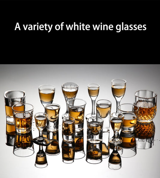 2/4/6/8PCS Crystal Shot Glasses. Creative glasses for Spirits, Wine and Cocktail shots. Glass Cup. Glasses for Party Drinking and a great addition to the Man Cave