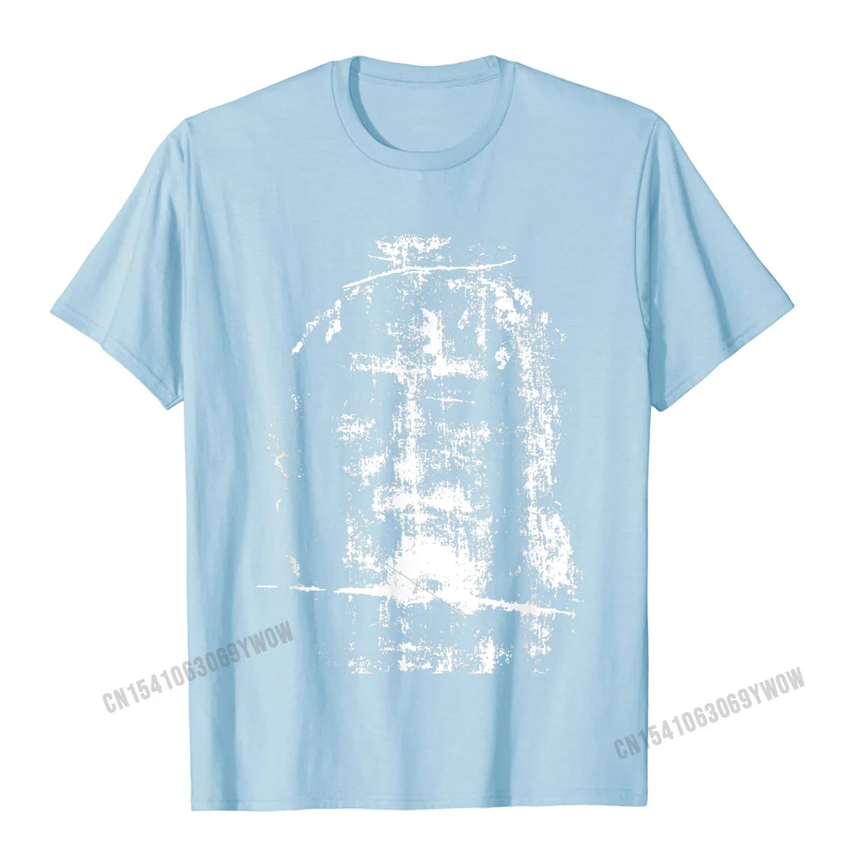 Shroud Of Turin Jesus Christ Face T-Shirt Men Casual T Shirts Tees For Men Cotton