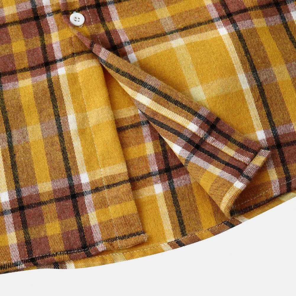 Men Plaid Splicing Hoodie Mens Fashion Streetwear Classic Flannel Long Sleeve Hooded Shirts