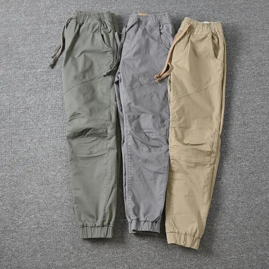 Stylish  Joggers Pants Sporty Pure Colour Slim Pants Solid Colour Male Men Cargo Pants Men Clothes