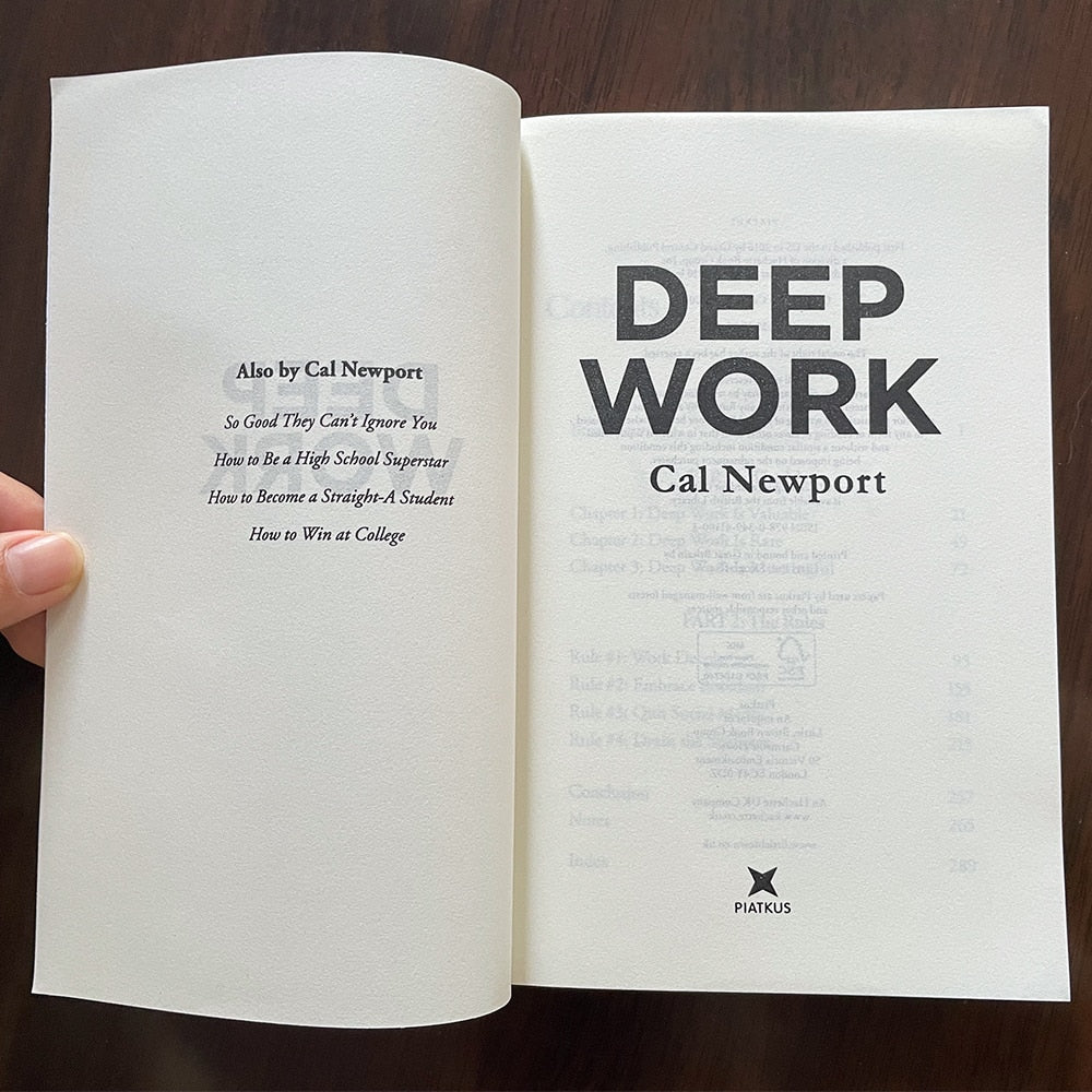 Man Splaining Book, Deep Work - Rules for Focused Success In A Distracted World By Cal Newport Leadership & Motivation Paperback