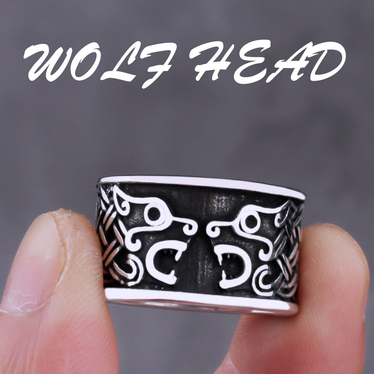 Men's Nordic Viking Stainless Steel Norwegian Rune Rings. Viking designs.