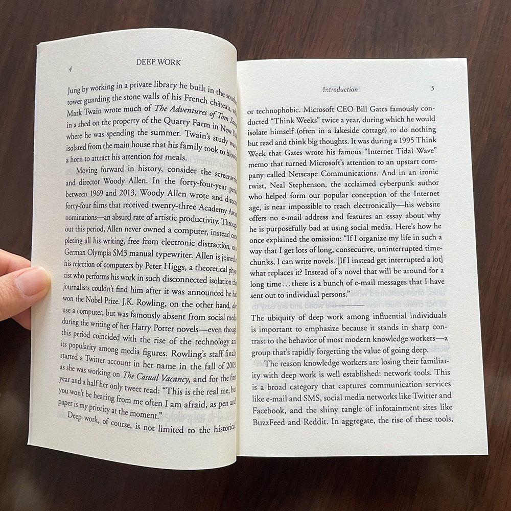 Man Splaining Book, Deep Work - Rules for Focused Success In A Distracted World By Cal Newport Leadership & Motivation Paperback