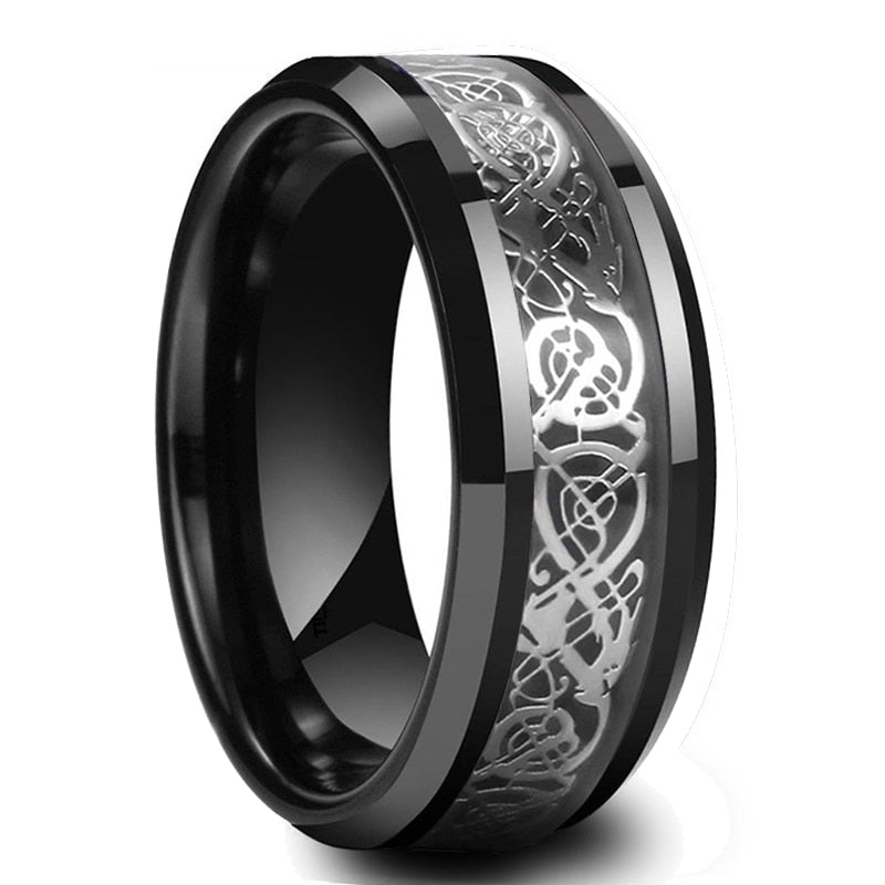 Tungsten & Stainless Steel Men's Rings, Spinner Rings For Men