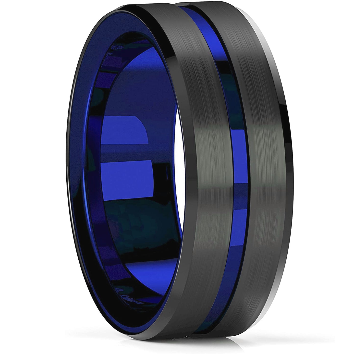 Tungsten & Stainless Steel Men's Rings, Spinner Rings For Men