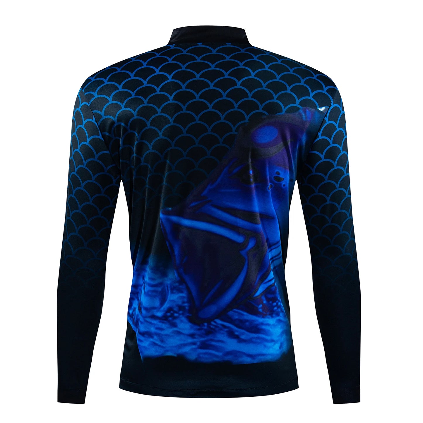 Running outdoor fishing clothing quick-drying mesh fabric sweat sports long-sleeved SUN protective clothing motorcycle T-shirt