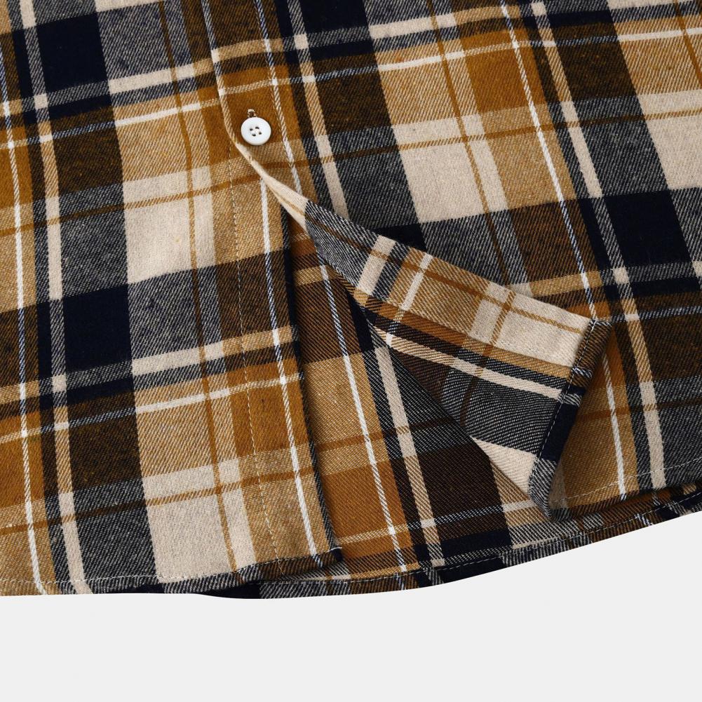 Men Plaid Splicing Hoodie Mens Fashion Streetwear Classic Flannel Long Sleeve Hooded Shirts