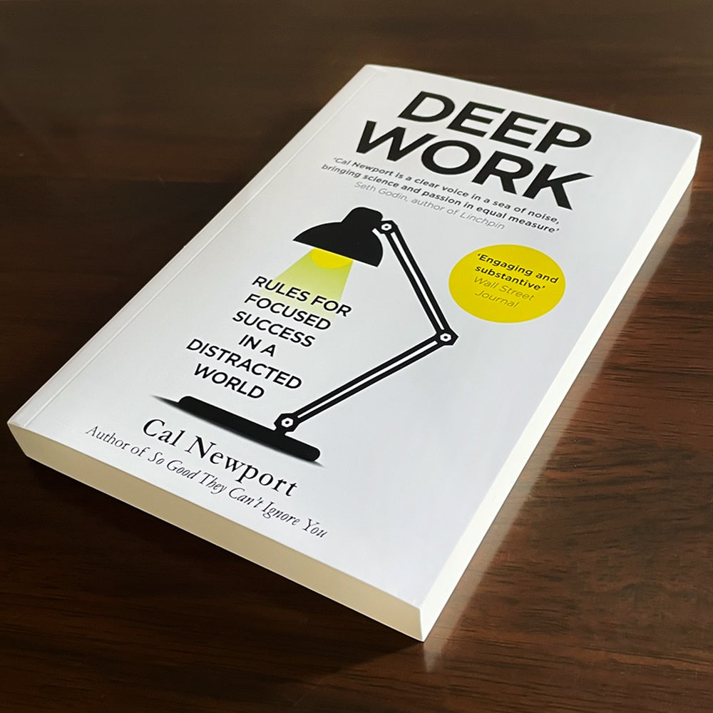 Man Splaining Book, Deep Work - Rules for Focused Success In A Distracted World By Cal Newport Leadership & Motivation Paperback